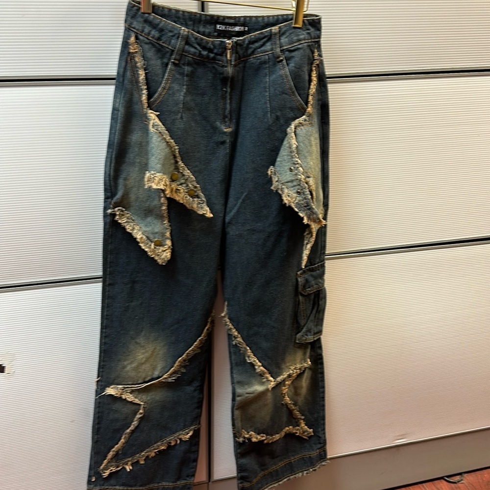 Y2K fashion jeans size M w 14 long 44